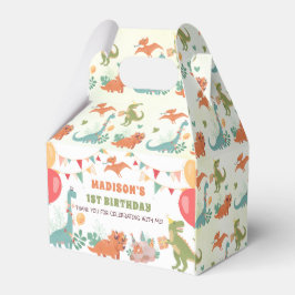 Cute Dinosaurs Birthday Party Favor Boxes Presentaskar