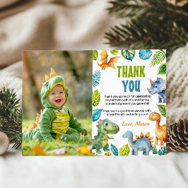 Cute Dinosaurs Birthday Photo - tackkort Tack Kort