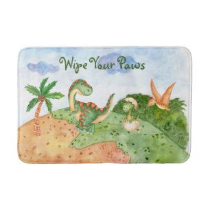 Cute Dinosaurs for Boys Badrumsmatta