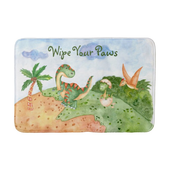 Cute Dinosaurs for Boys Badrumsmatta (Framsidan)