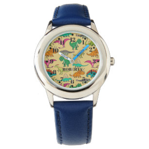Cute Dinosaurs Förhistoriska Kids Watch Armbandsur