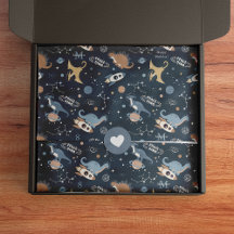 Cute Dinosaurs i rymden Mönster Barns födelsedag