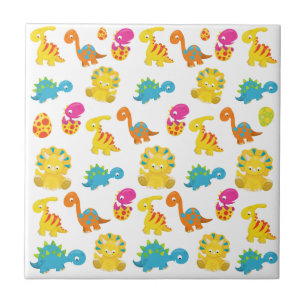 Cute Dinosaurs, Mönster, Dinosaurs, Baby Dino Kakelplatta