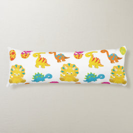 Cute Dinosaurs, Mönster, Dinosaurs, Baby Dino Kroppskudde