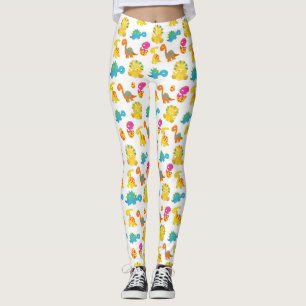 Cute Dinosaurs, Mönster, Dinosaurs, Baby Dino Leggings