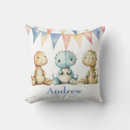 Cute Dinosaurs och Friends Boy Shower Gift Kudde