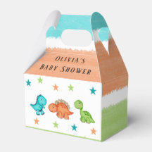 Cute Dinosaurs och Stars Baby Shower