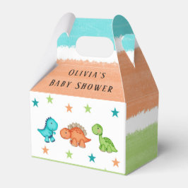 Cute Dinosaurs och Stars Baby Shower Presentaskar
