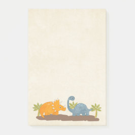 Cute Dinosaurs PreHistory Wildlife Post-it Notes Block