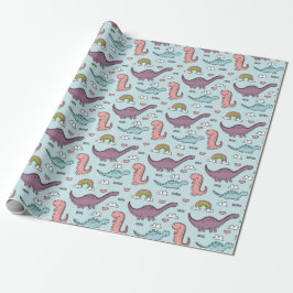 Cute Dinosaurs Presentpapper
