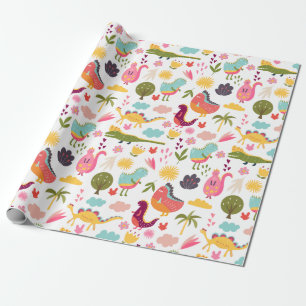Cute Dinosaurs Presentpapper