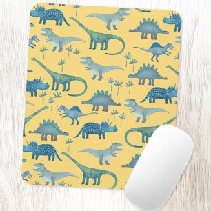 Cute Dinosaurs Sunshine Gult Musmatta