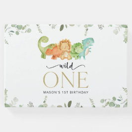 Cute Dinosaurs, T-Rex, Jurassic, första födelsedag Gästböcker