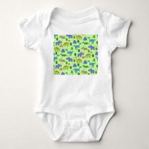 Cute Dinosaurs, Tecknad Stil. T Shirt