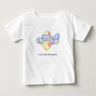 Cute dinosauurflygplan Student barns födelsedag pa T Shirt