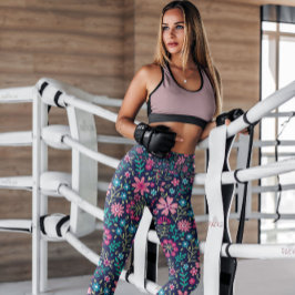 Cute Ditzy-Blommigten är mönstrad | Lagar Leggings