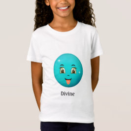 Cute Divine Lycklig ansikte T Shirt