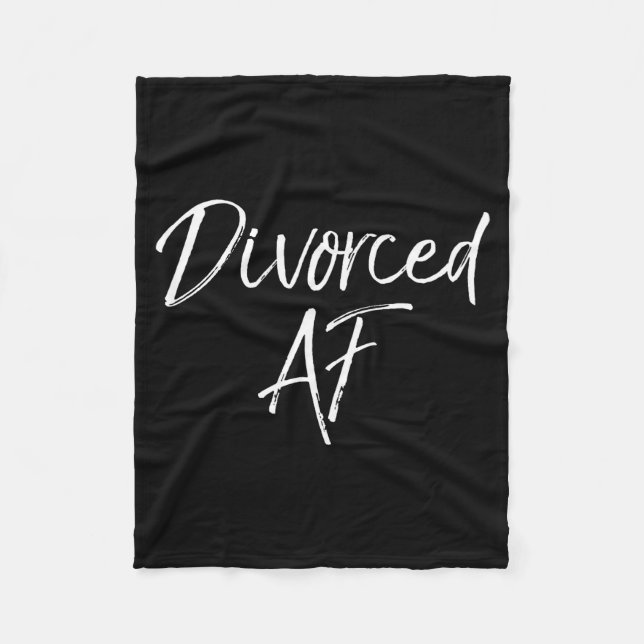 Cute Divorce Gift For Women Funny Divorcee Idea Di Fleecefilt (Framsidan)