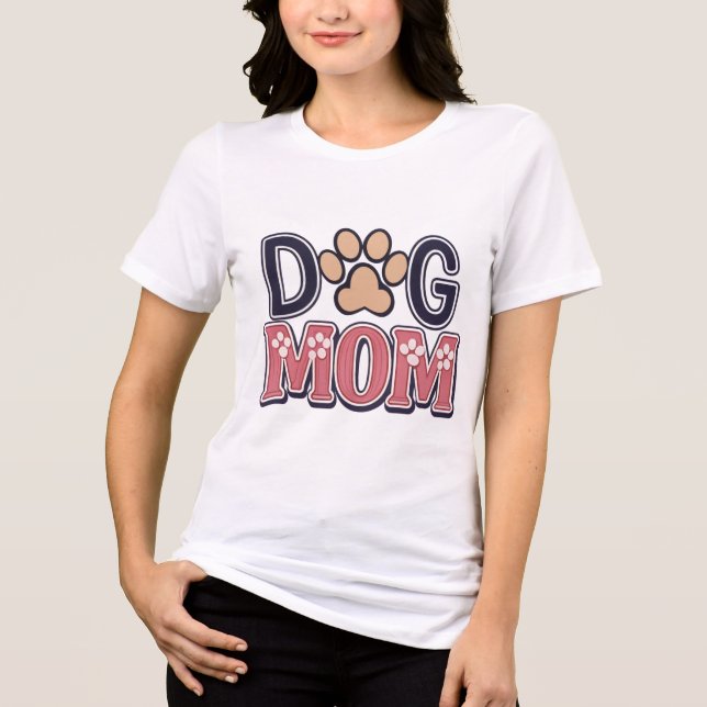 Cute Djurälskare T-Shirt, Gift for Hund Mammor T Shirt (Framsida)