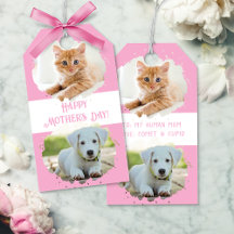 Cute Djurälskares Personlig Två foton Rosa