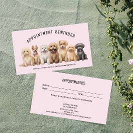 Cute Djuromsorg Services Nästa Möte Groomer Visitkort
