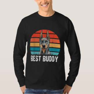Cute Doberman Dog Lover Retro Vintage Funny Best B T Shirt