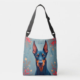 Cute Doberman Pinscher Tote Bag – Matching Pet Lov Axelväska