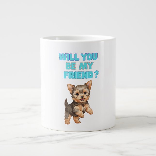 Cute Dog Mug Jumbo Mugg (Framsidan)