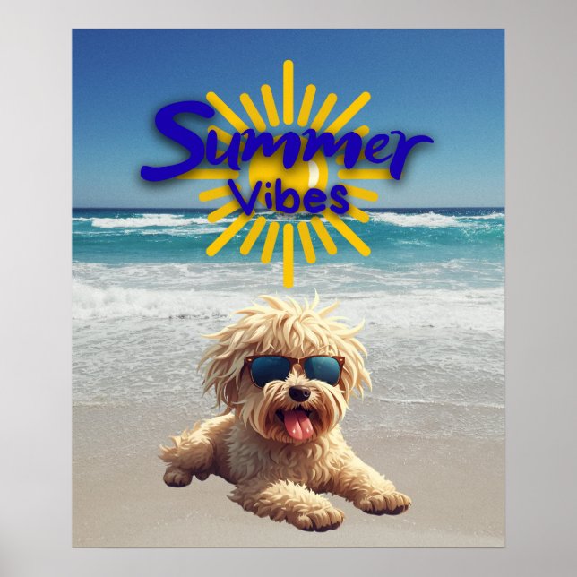 Cute Dog Print, Value Poster Paper (Semi-Gloss) (Framsidan)