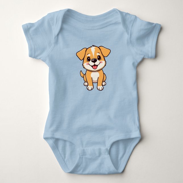 Cute Dog T Shirt (Framsida)