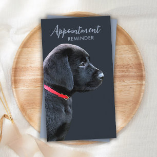 Cute Dog Walker Pet Sitter Puppy Labrador Business Tidsbeställning Kort