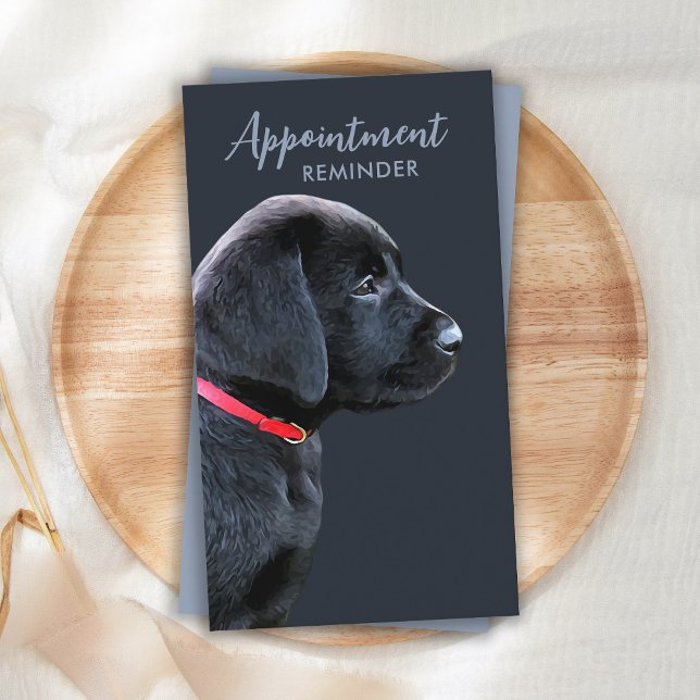 Cute Dog Walker Pet Sitter Puppy Labrador Business Tidsbeställning Kort (Skapare uppladdad)