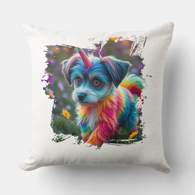 Cute Doge Throw Pillow Kudde (Framsida)