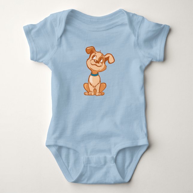 Cute doggie Baby Jersey Bodykostym Tee Shirt (Framsida)