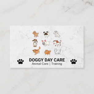 Cute Doggies Tilldelade raser Visitkort