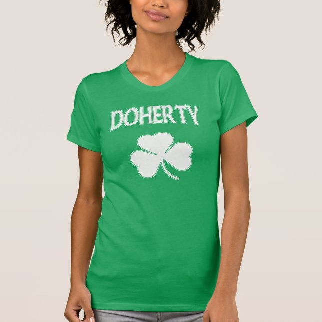 Cute Doherty Family Irish T Shirt (Framsida)