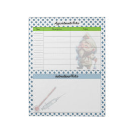 Cute Doktor Gnome Notes Anteckningsblock