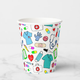 Cute Doktor Nurse Medicines Supplies Mönster