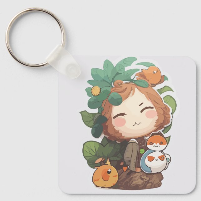 CUTE DOLL NYCKELRING (Framsida)