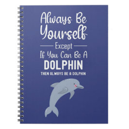 Cute Dolphin Gifts Ocean Funny Humor Animal Sea Anteckningsbok