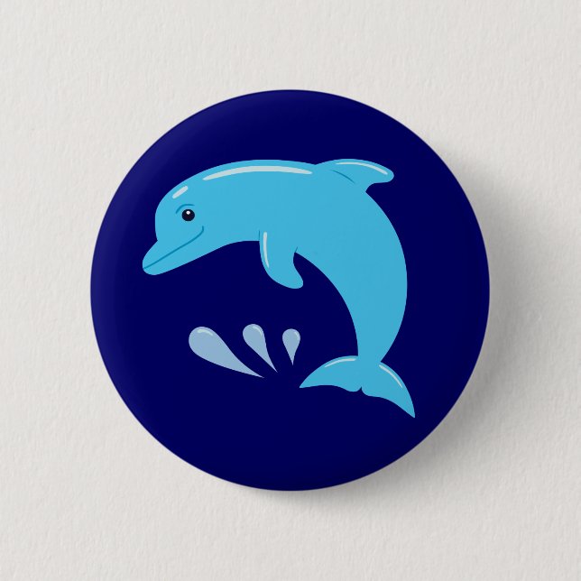 Cute Dolphin Knapp (Framsida)