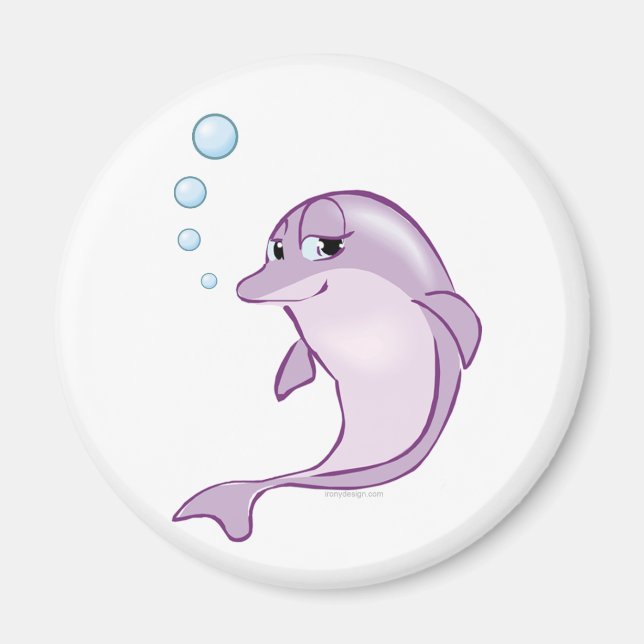 Cute Dolphin Magnet (Framsidan)