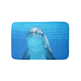 Cute Dolphin Marine Animal in Blue Sea Badrumsmatta