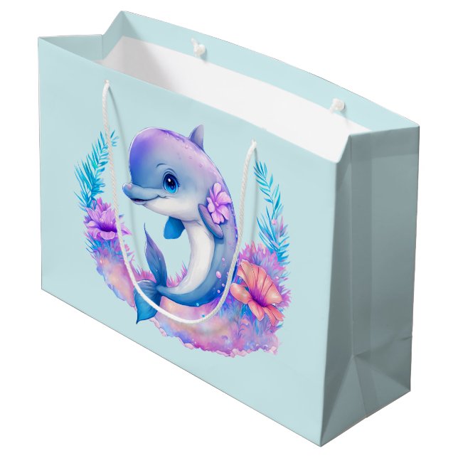 Cute Dolphin Sea Creature (Baksidan Vinklad)