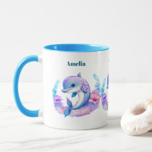 Cute Dolphin Sea Creature Mugg