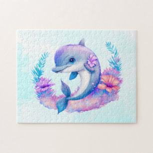 Cute Dolphin Sea Creature Pussel