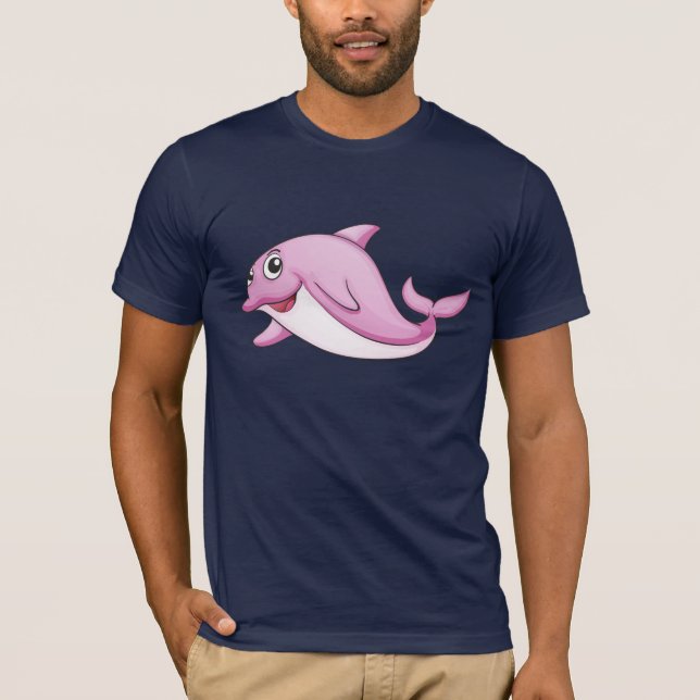 Cute Dolphin shirts & jacka T-shirt (Framsida)