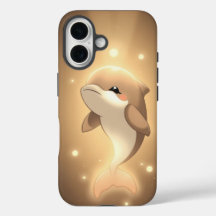 Cute Dolphin Tuff iphone case - Skyddande Mobil