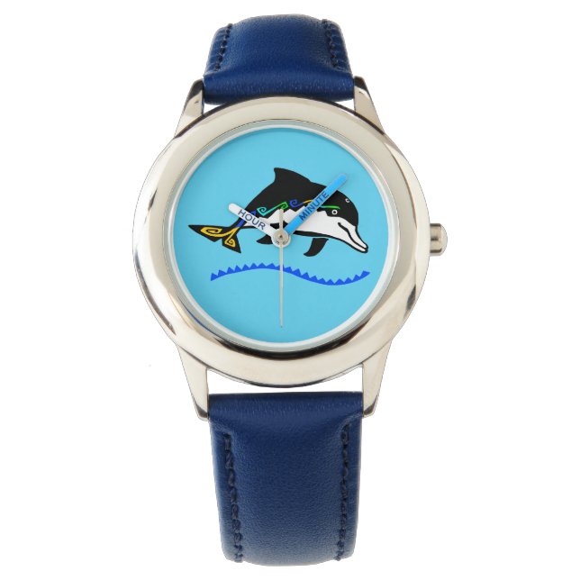 Cute DOLPHIN - Wildlife - Nature - Ecology Armbandsur (Framsida)