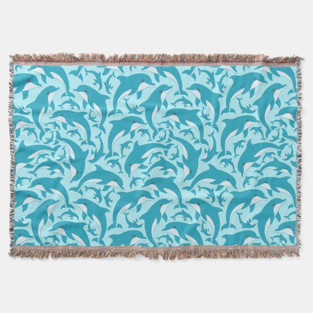 Cute Dolphins Filt (Framsidan)